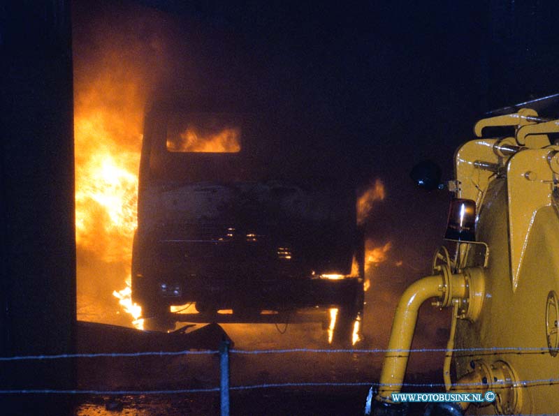 98121202.jpg - HET ROTTERDAMS DAGBLAD :BOVENHARDINGSVELD :12-12-1998: MILJOENEN BRAND BIJ RIOOL INSPEKTIE BEDRIJF EN SCHILDERSBEDRIJF OP DE RIVIERDIJK BOVENHARDINGSVELD ONGEVEER 15 VRACHTAUTO'S GINGEN IN VLAMEN OP VOOR SCHATE 3 MILJOEN GULDEN DE EIGENAAR MET ZIJN VROUW KIJKEN TROOSTELOOS TOE HOE HUN BEDRIJF VOLEDIG UITBRAND.Deze digitale foto blijft eigendom van FOTOPERSBURO BUSINK. Wij hanteren de voorwaarden van het N.V.F. en N.V.J. Gebruik van deze foto impliceert dat u bekend bent  en akkoord gaat met deze voorwaarden bij publicatie.EB/ETIENNE BUSINK