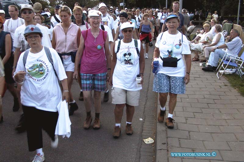 99072027.jpg - DE dordtenaar :20-07-1999: elstnijmeegse vierdaagse wandelaars uit dordrecht en regio te bij rustpunt dwvDeze digitale foto blijft eigendom van FOTOPERSBURO BUSINK. Wij hanteren de voorwaarden van het N.V.F. en N.V.J. Gebruik van deze foto impliceert dat u bekend bent  en akkoord gaat met deze voorwaarden bij publicatie.EB/ETIENNE BUSINK