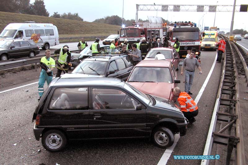 99092209.jpg - LOCOM :Zwijndrecht:22-09-1999:ongeval rw a6 net voor drechtunnel richting breda oost 1 en 2 6 personenauto bosten 3 gewonden 1 beknelingDeze digitale foto blijft eigendom van FOTOPERSBURO BUSINK. Wij hanteren de voorwaarden van het N.V.F. en N.V.J. Gebruik van deze foto impliceert dat u bekend bent  en akkoord gaat met deze voorwaarden bij publicatie.EB/ETIENNE BUSINK