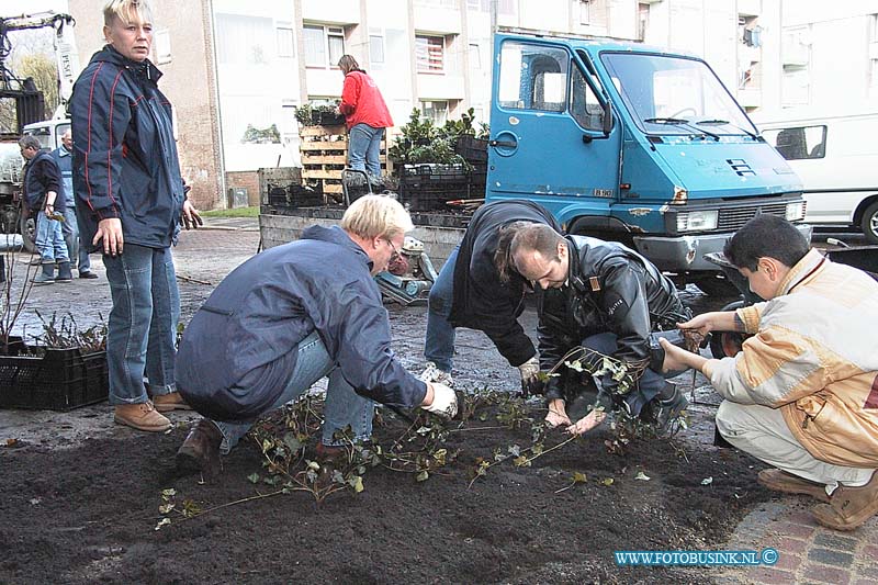 99112709.jpg - DE STEM VAN DORDT :Zwijndrecht:27-11-1999: bewoners van de Mercurius- en Venusstraat in Zwijndrecht gaan aan de slag in het kader van de actie 'Mooi zo goed zo': bewoners en sponsors gaan tussen 10.00 en 14.30 uur aan de slag om plantjes en struiken te planten in de tuinenDeze digitale foto blijft eigendom van FOTOPERSBURO BUSINK. Wij hanteren de voorwaarden van het N.V.F. en N.V.J. Gebruik van deze foto impliceert dat u bekend bent  en akkoord gaat met deze voorwaarden bij publicatie.EB/ETIENNE BUSINK