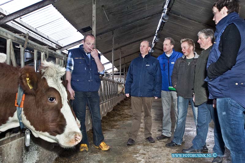 11011914.jpg - FOTOOPDRACHT:groot Ammers:19-01-2011:Open dag bij Familie Vink. Melkveehouder met voornamelijk rondbonten. Familie Vink Peppelweg Groot-AmmersDeze digitale foto blijft eigendom van FOTOPERSBURO BUSINK. Wij hanteren de voorwaarden van het N.V.F. en N.V.J. Gebruik van deze foto impliceert dat u bekend bent  en akkoord gaat met deze voorwaarden bij publicatie.EB/ETIENNE BUSINK