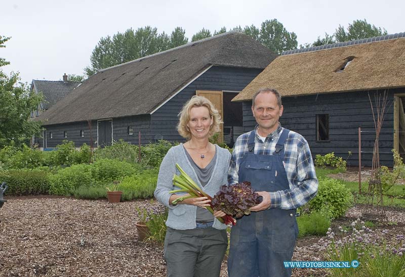 12061203.jpg - FOTOOPDRACHT:Strijen:12-06-2012:foto van een bedrijf in Strijen, bij voorkeur van de twee eigenaren, . De gegevens zijn: Boerderij Landzicht Broekseweg 2a Strijen  info@groentenabonnement.nl  Nieuwe Oogst. Nieuwe Oogst Deze digitale foto blijft eigendom van FOTOPERSBURO BUSINK. Wij hanteren de voorwaarden van het N.V.F. en N.V.J. Gebruik van deze foto impliceert dat u bekend bent  en akkoord gaat met deze voorwaarden bij publicatie.EB/ETIENNE BUSINK