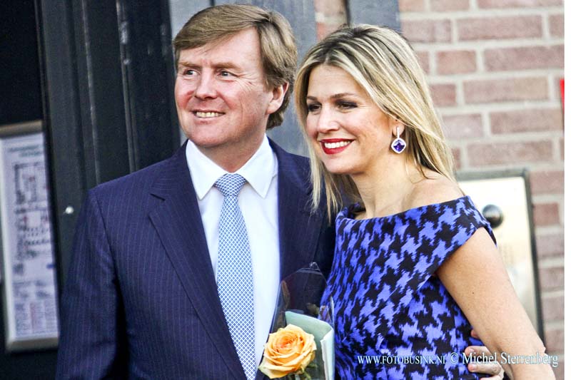 15041406.jpg - Dordrecht 14 April 2015Koning Willem Alexander en Koningin Maxima bezoeken het Koningsconcert in het Dordtse Energiehuis.